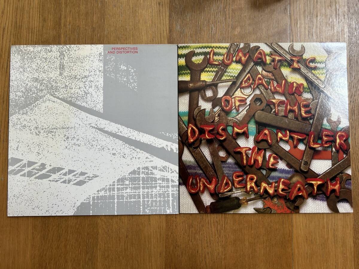 2枚セット オリジナル盤 CHERRY REDレーベル PERSPECTIVES AND DISTORTION V.A. THE UNDERNEATH ジャケットにシミ有 盤少傷有 BEN WATT関連拍卖