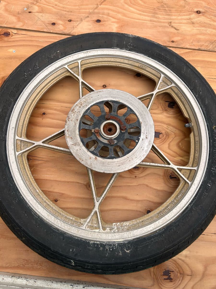 スズキ純正 エンケイフロントホイール 19×1.60 当時物拍卖