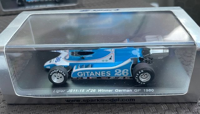 spark 1/43 リジェ JS11-15 ドイツGP 優勝 1980 J.ラフィー #26 S1725 used 良品拍卖