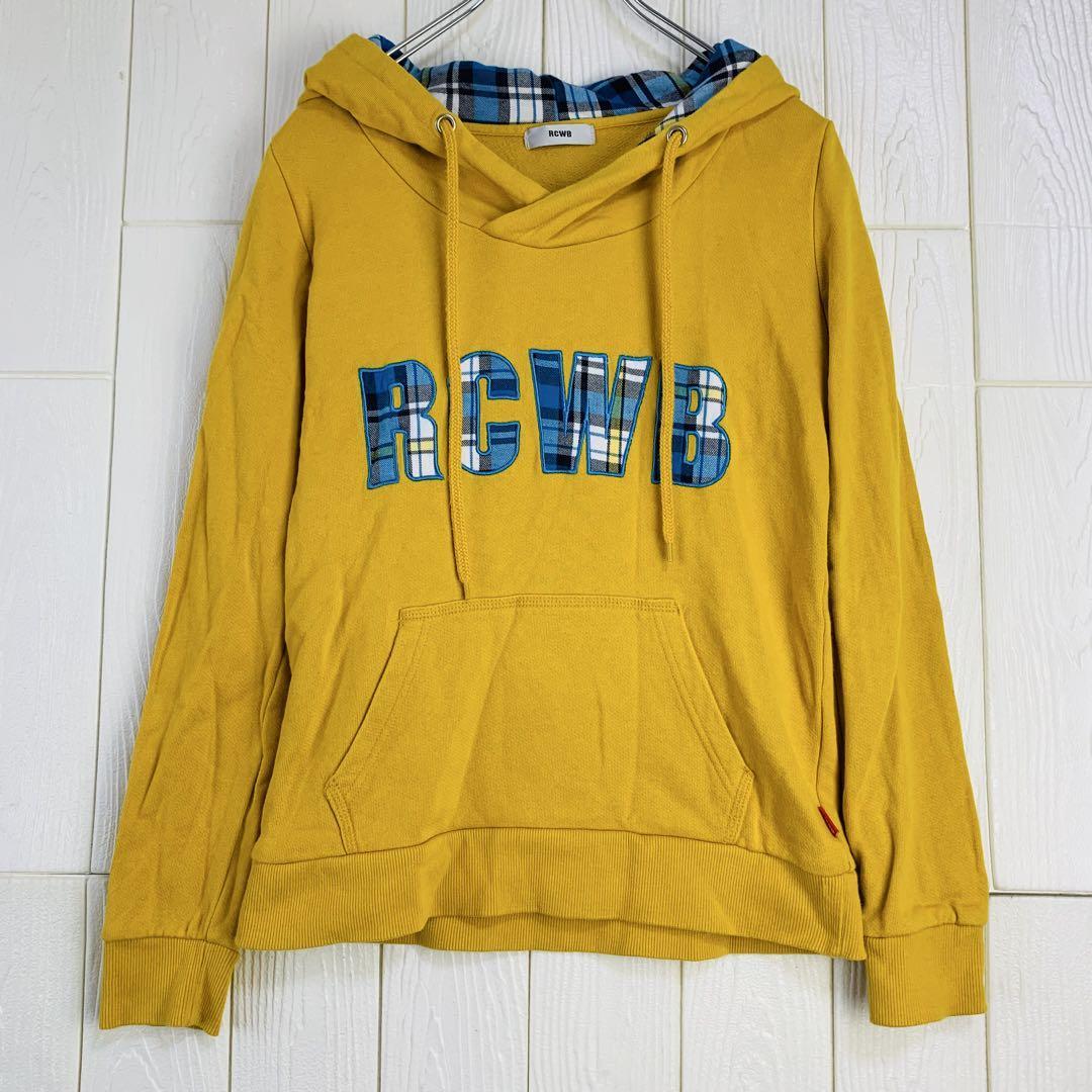 RCWBロゴ入りイエローパーカー Sサイズ拍卖
