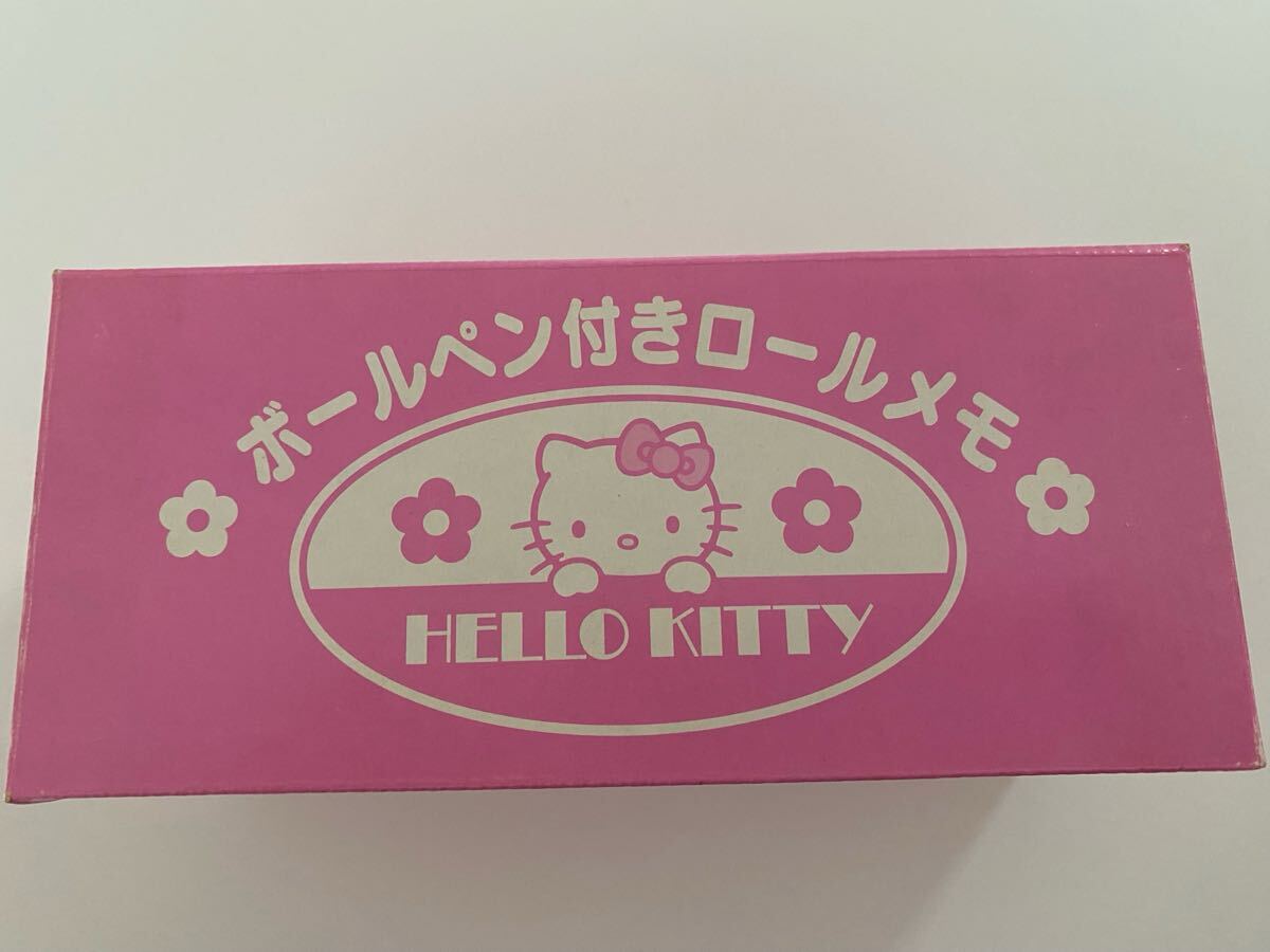 新品未使用 ハローキティ ボールペン付きロールメモ サンリオ くじ拍卖