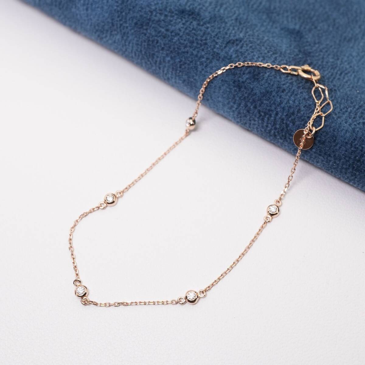 ヴァンドーム青山 K18 ダイヤ ステーション ブレスレット/24-5608S拍卖