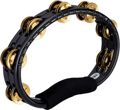 MEINL Percussion マイネル タンバリン Traditional ABS Tambourine Brass Jingles Black TMT1B-BK 【国内正規品】拍卖