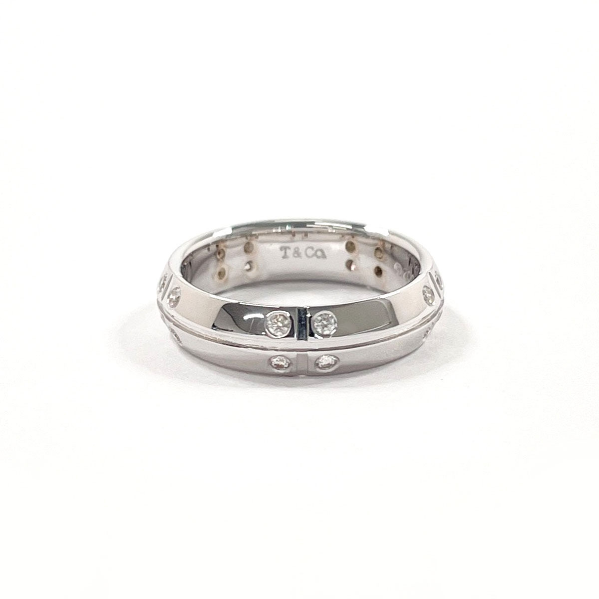 9号 ティファニー TIFFANY&Co. リング・指輪 ストリーメリカ K18ホワイトゴールド/ダイヤモンド シルバー ジュエリー 新品仕上げ済み拍卖