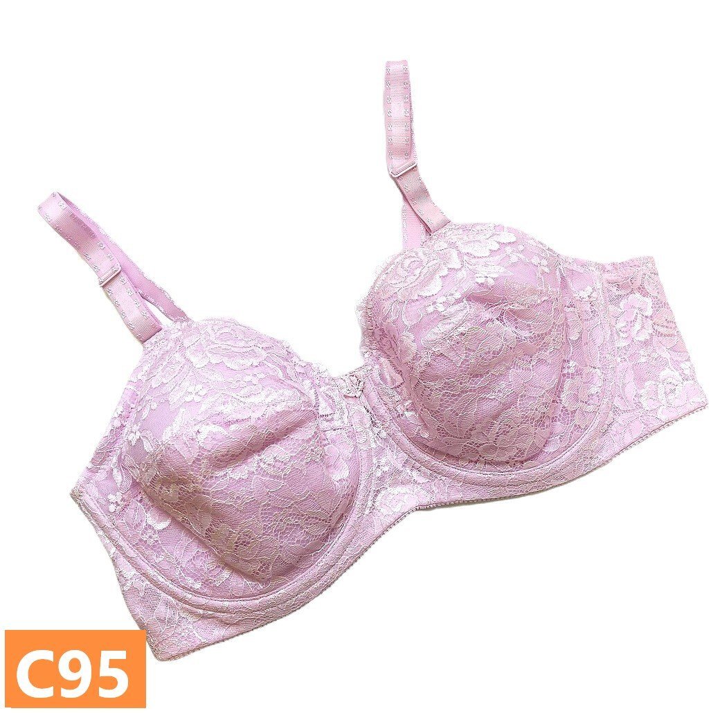 シャンデール ブラジャー C95 ニュー柄 エレガント ピオニーパープル 新品 未使用 サンプル 補正下着 大きいサイズ s1117拍卖
