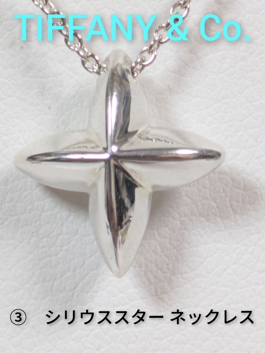 ③【TIFFANY&Co.】 ティファニー エルサ・ペレッティ シリウススター ネックレス シルバー925拍卖