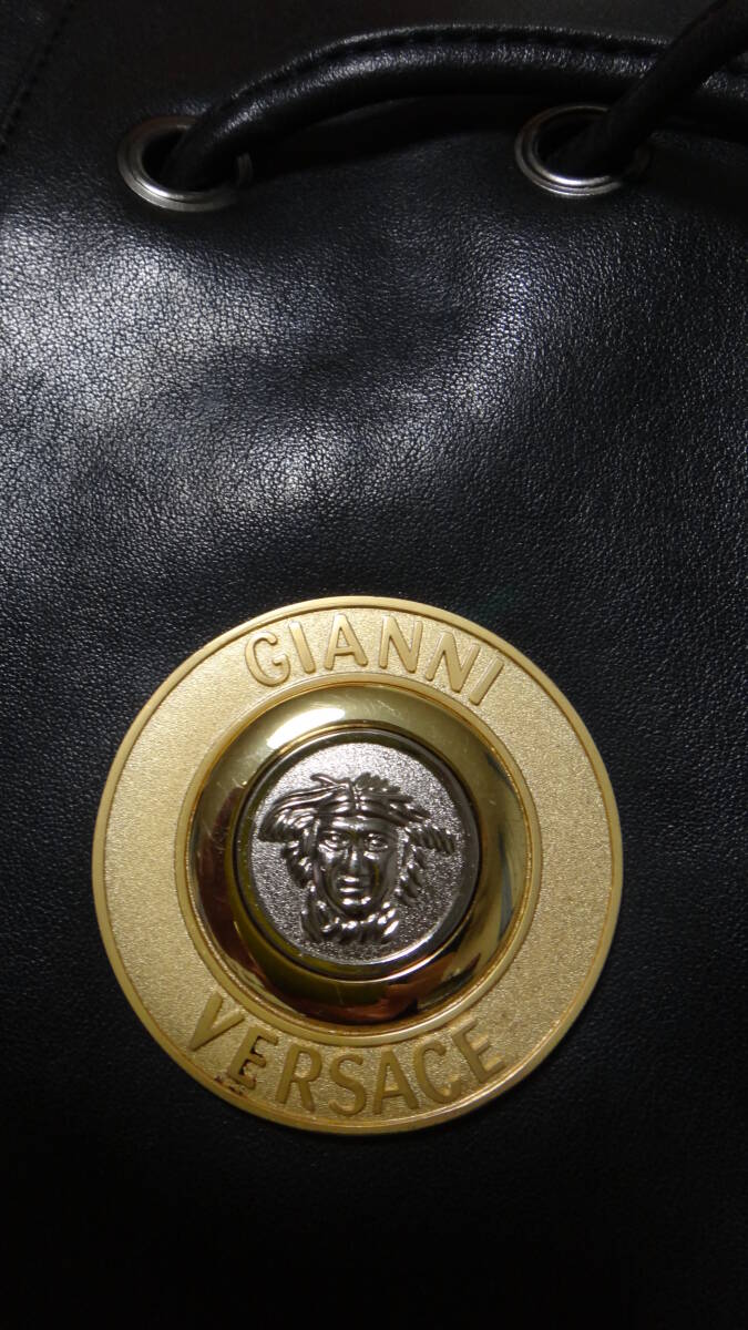 ヴェルサーチ VERSACE 2WAYバッグ オールレザー 黒拍卖