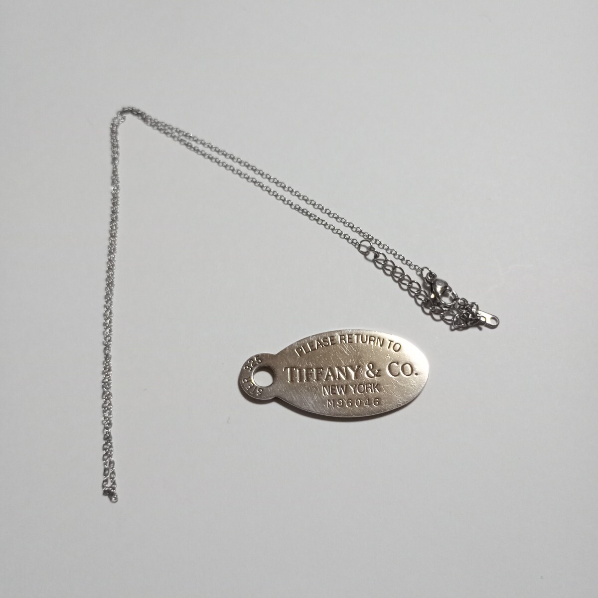 TIFFANY&Co. ティファニー ネックレス リターントウ オーバルタグ【PVA5456kgk】拍卖