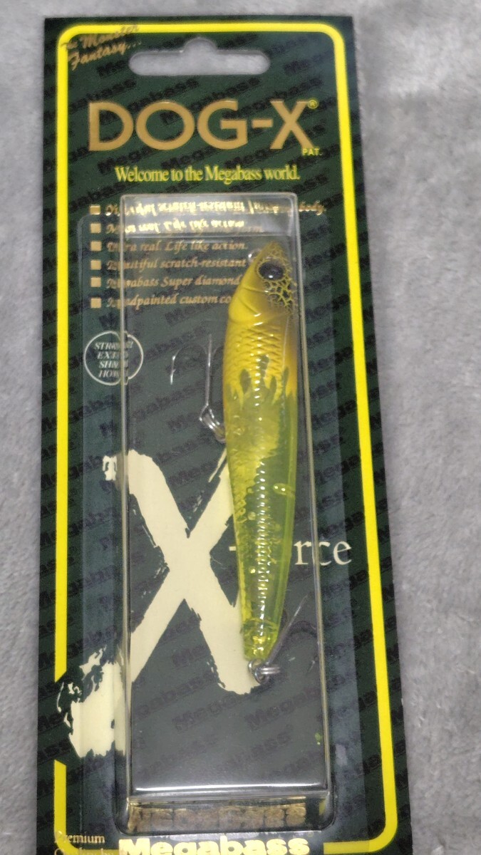 メガバス DOG-X (S) SP-C CHART HEAD FIRE拍卖