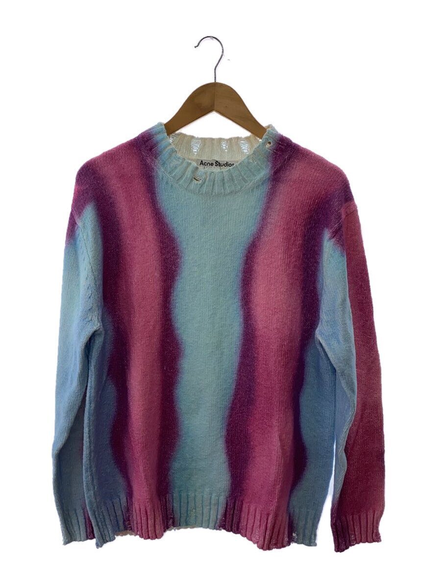 Acne Studios(Acne)◆sky blue/pink crew neck sweater セーター ニット/S/FN-WN-KNIT0004拍卖