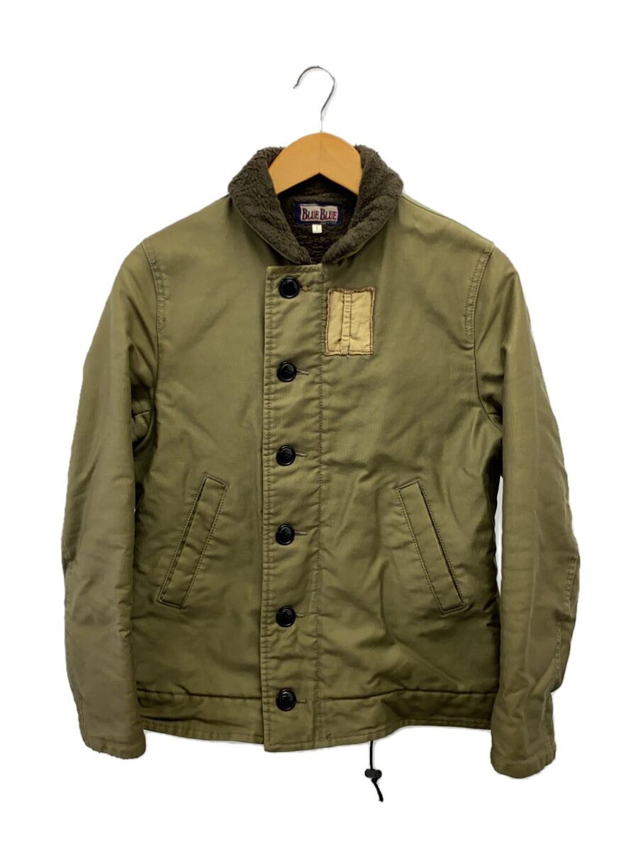 BLUE BLUE◆デッキジャケット/1/コットン/KHK//拍卖