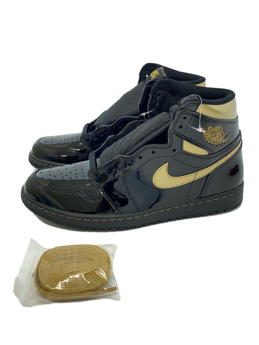 NIKE◆AIR JORDAN 1 RETRO HIGH OG_エア ジョーダン 1 レトロ ハイ OG/28.5cm/BLK拍卖