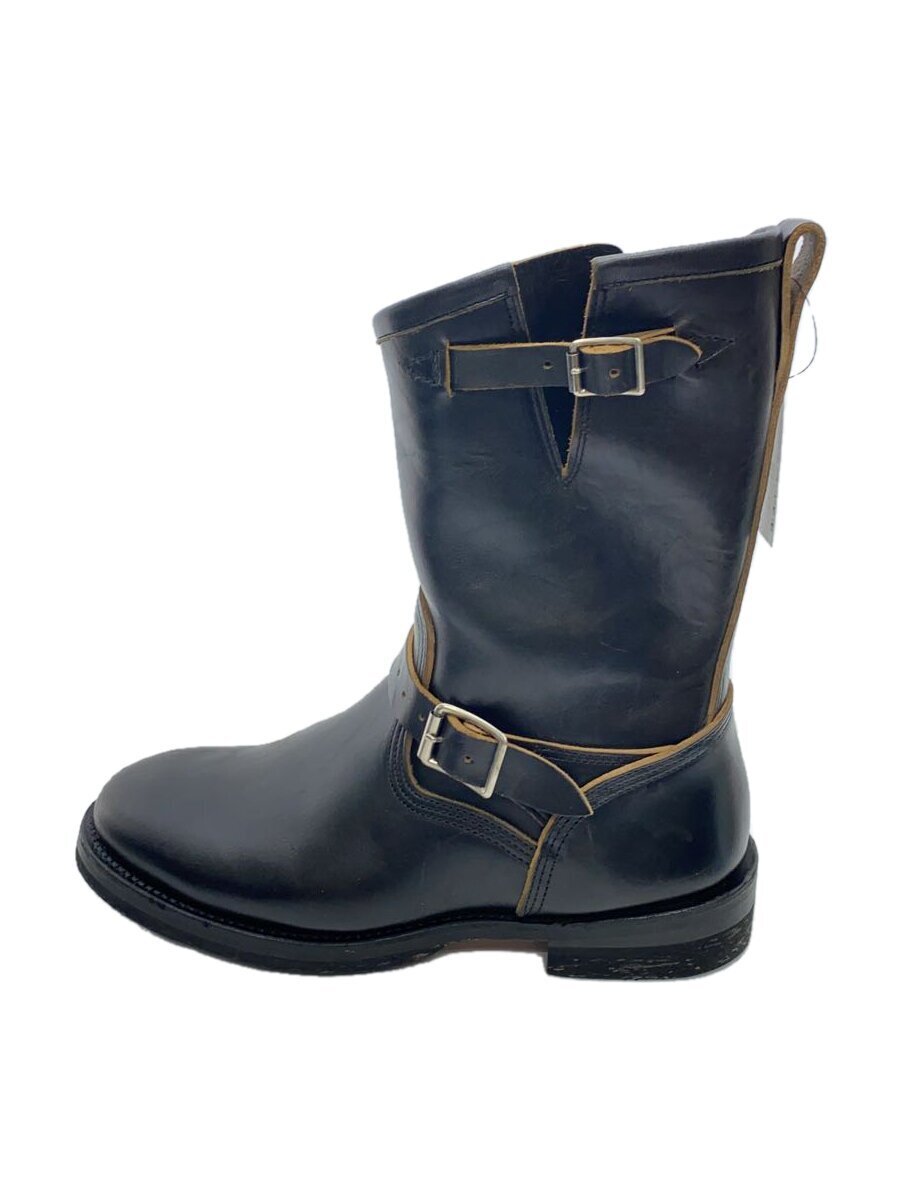 Makers◆HORSE ENGINEER GMM LTD/エンジニアブーツ/9/BLK/レザー//拍卖