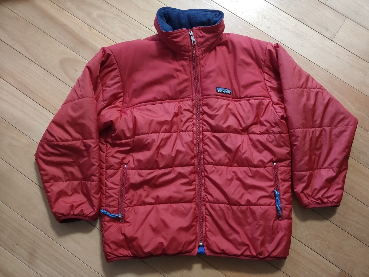 美品/patagonia/パタゴニア/ナイロンジャケット/KIDS12サイズ/FA’00/タイ製/赤/STYLE:65877/ジュニア/レディース/VINTAGE/ビンテージ拍卖