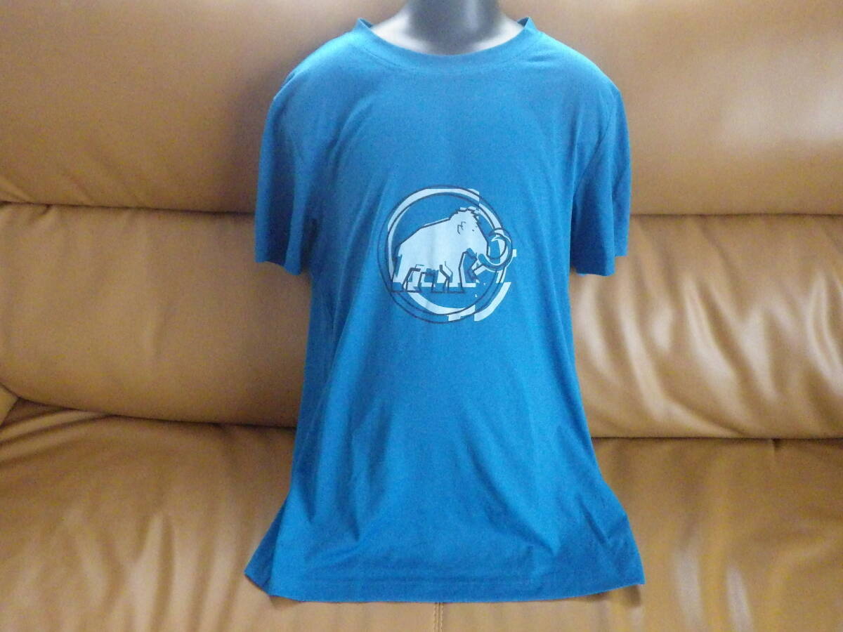 美品!MAMMUT マムートのTシャツ マンモスイラストがいかしたTシャツ ポリエステル素材で速乾性良好拍卖