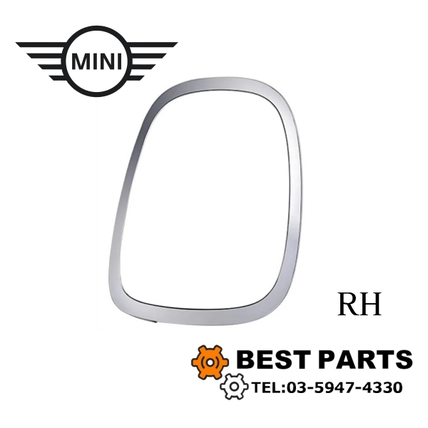 新品 BMW MINI テールランプリム クロームリング 右 F55 F56 F57 63218495332 社外品拍卖