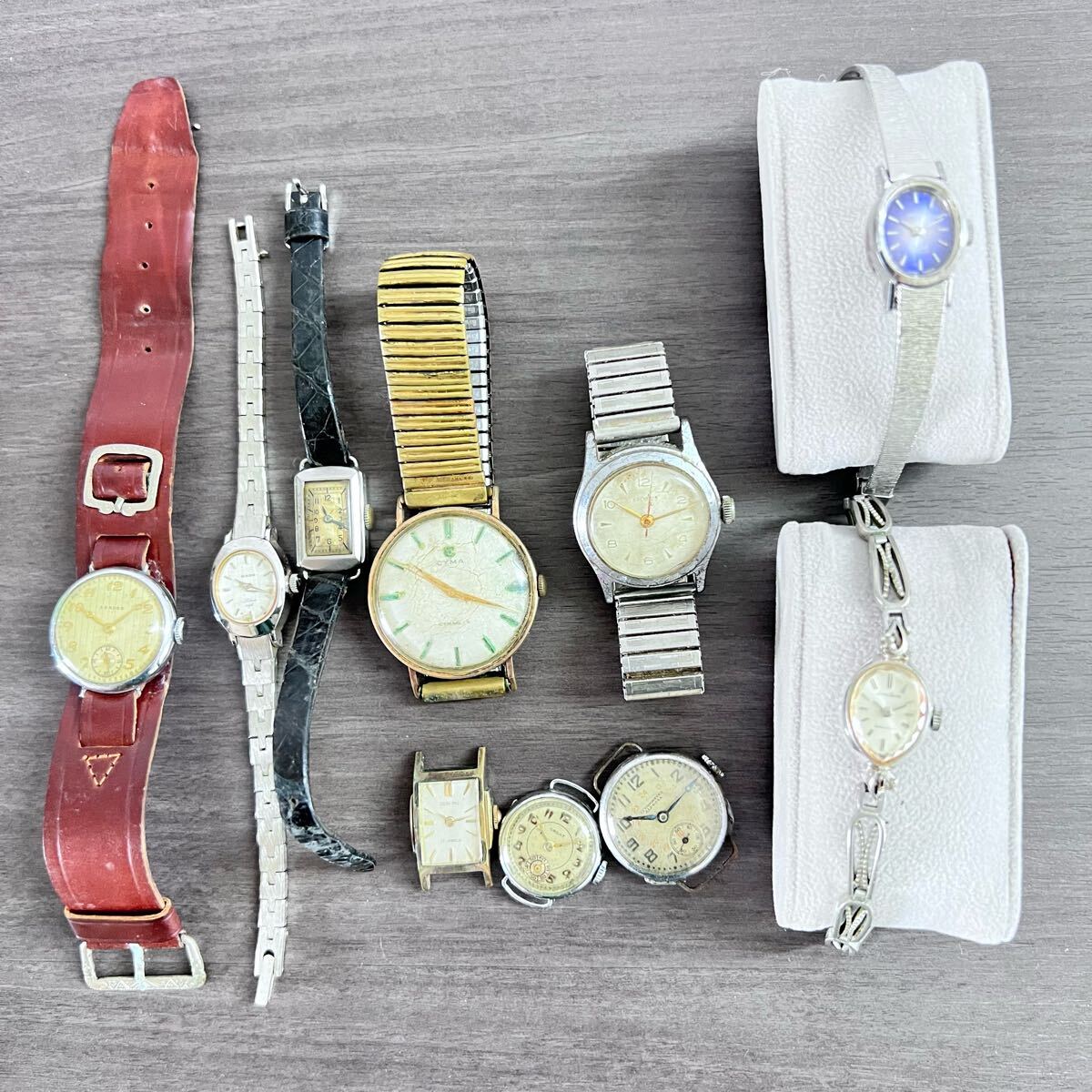 動作未確認 まとめ売り 10点 手巻き 腕時計 SEIKO Orient CYMA RADO LEADERなど 本体のみ ヴィンテージ a5-62拍卖