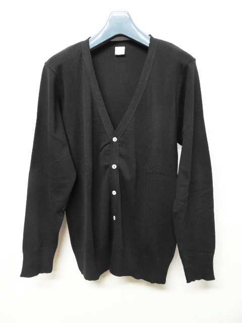 GICIPI ジチピ 新品未使用 イタリア製 BLACK cotton knit cardigan拍卖