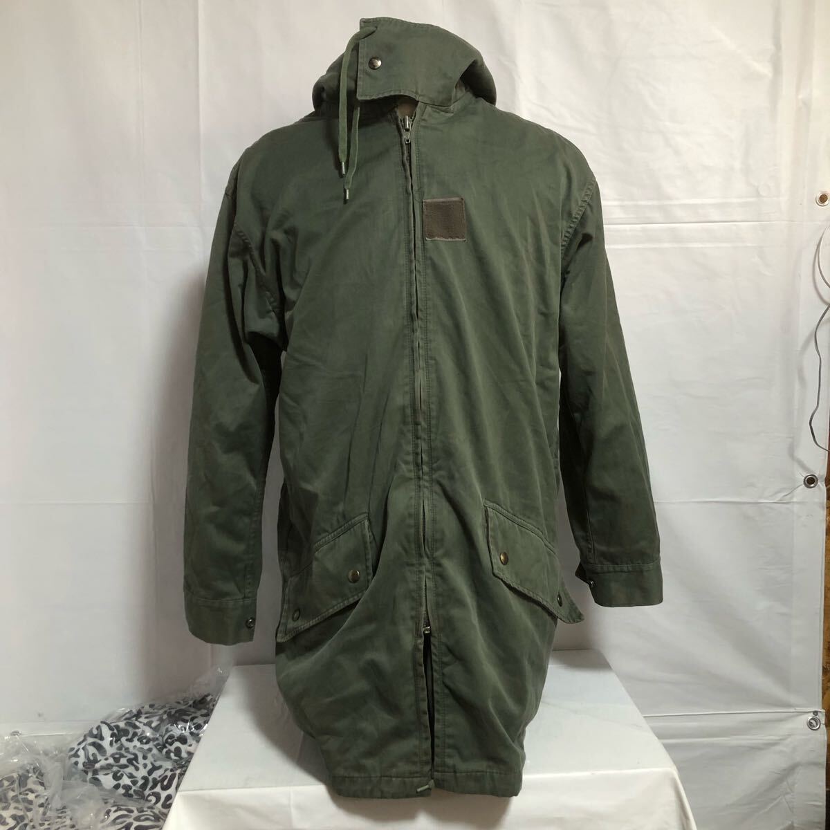 80s French Army フランス軍 F1パーカー ボアライナー付き 96L表記 実物 ミリタリー ヴィンテージ U.T.A.H. ヘリンボーンツイル M64 拍卖