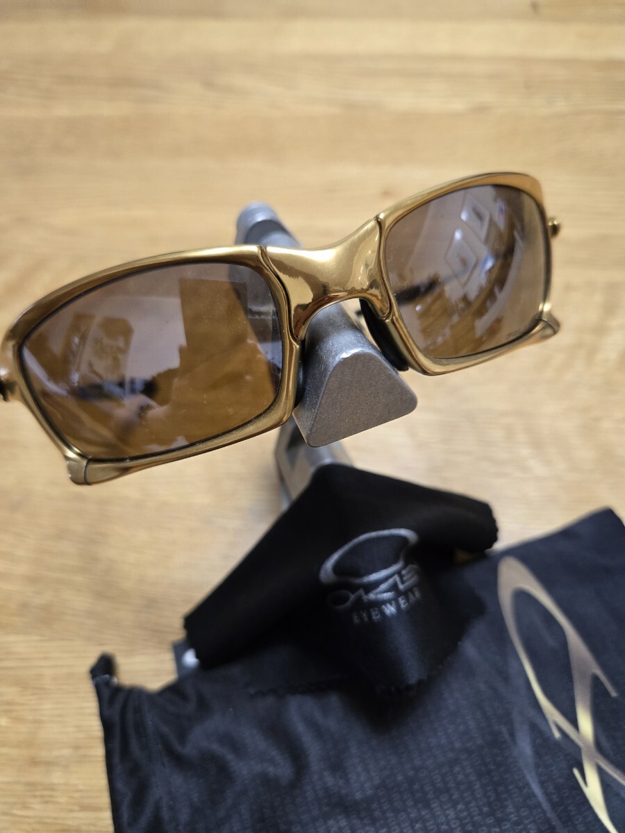 希少!本物!3日間最終値下ラスト1本!オークリーOAKLEY 非売品 展示品 24Kエックススクエアード世界限定モデル日本限定100本 Xメタル拍卖