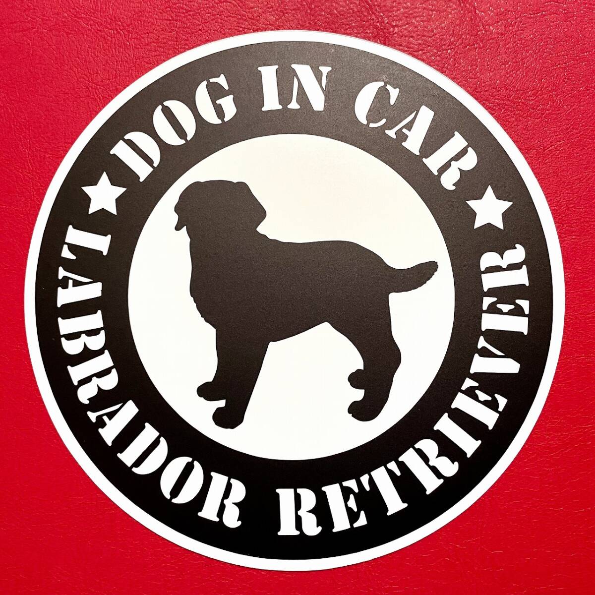 犬(ラブラドールレトリバー BK )マグネット ステッカー 防水 車用【匿名配送】拍卖