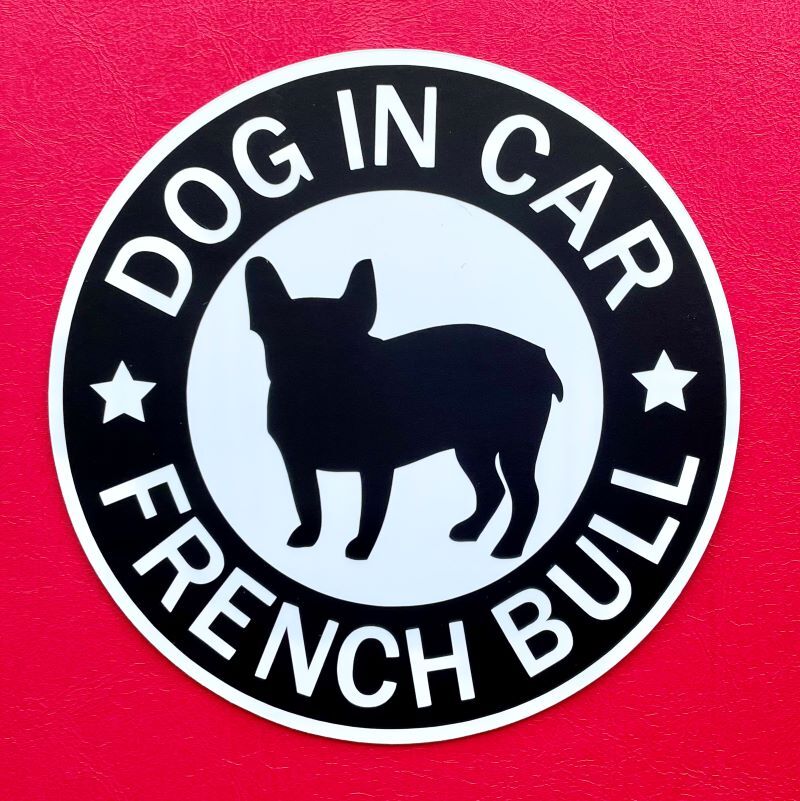 犬(フレンチブルドッグ BK )マグネット ステッカー 防水 車用【匿名配送】拍卖