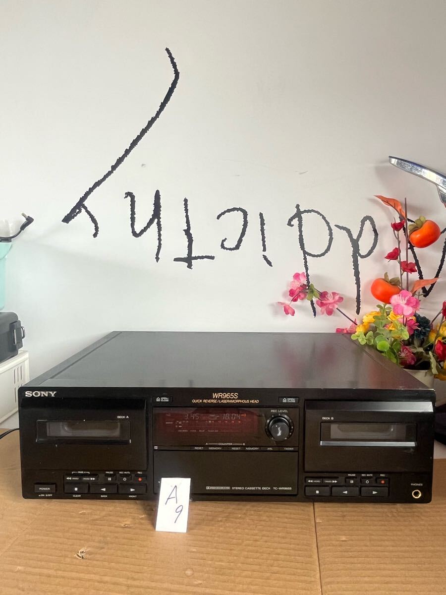 A/9 SONY カセットデッキTC-WR965S 拍卖