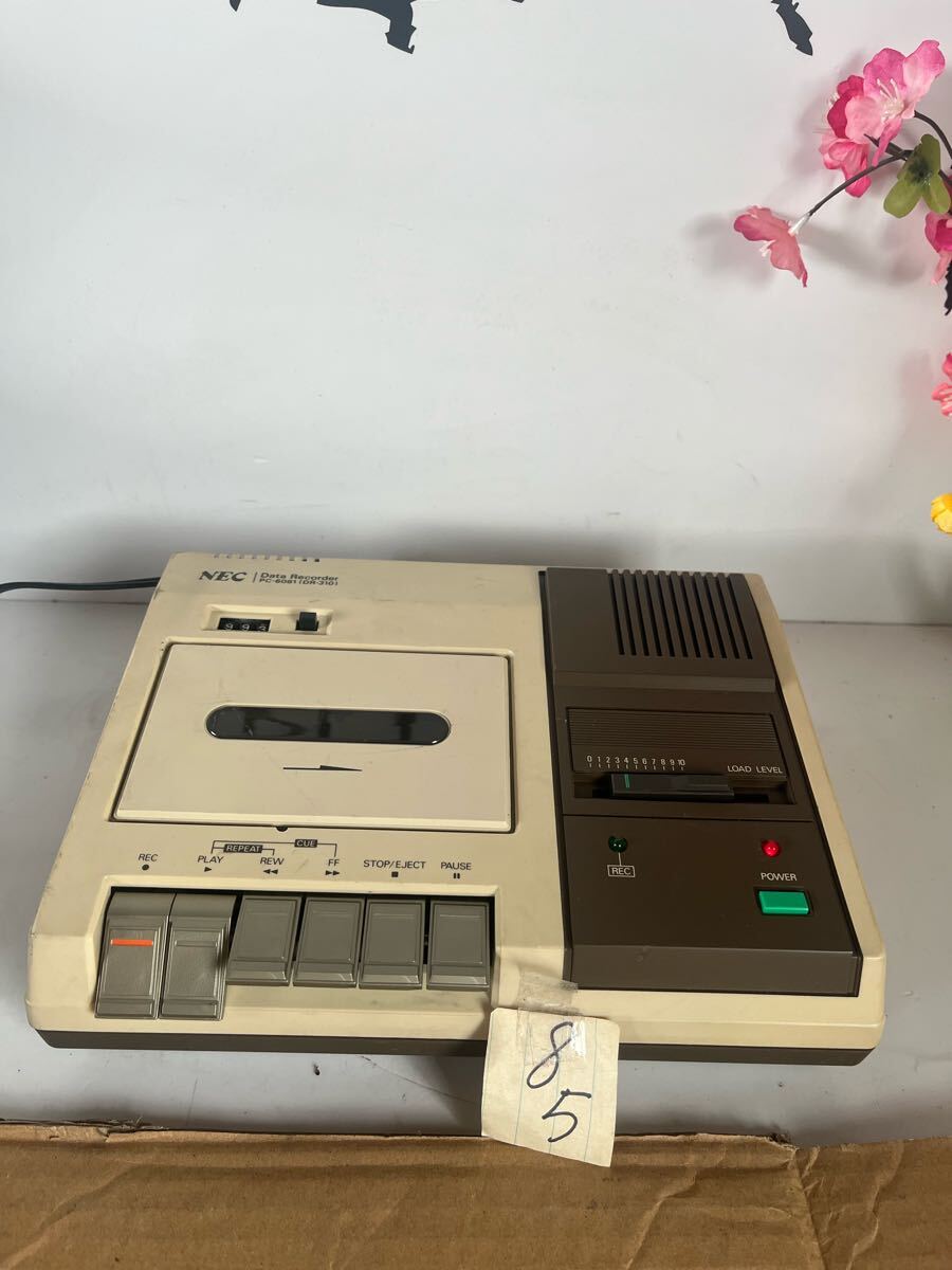 8/5 PC-6081/DR-310/DATA Recorder カセットデーターレコーダ-拍卖