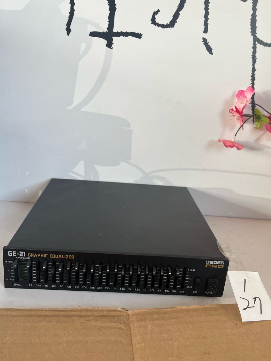 1/27 BOSS PRO ボス プロ GE-21 graphic equalizer グラフィックイコライザー 拍卖