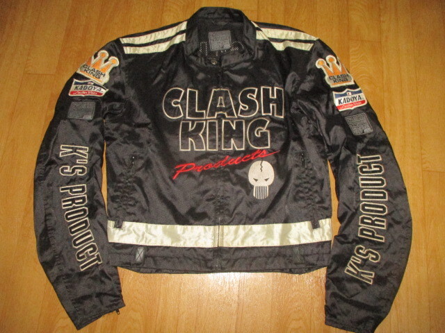 KADOYAカドヤレーシング ビンテージ クラッシュキング ナイロンジャケット サイズL 美中古拍卖