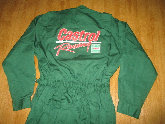 カストロールオイルレーシング ビンテージ デカロゴ サイズ3L 作業ツナギ用ツナギ 未使用 デッドストック スーパーGT拍卖
