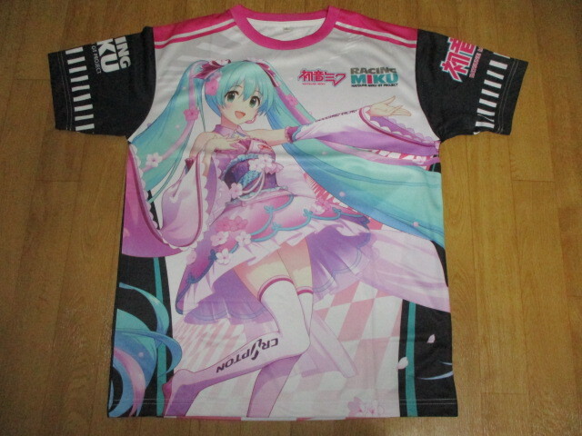 グッドスマイルレーシング 初音ミク・F1・スーパーGT・グラフィックドライTシャツ 未使用 デッドストック サイズL 拍卖
