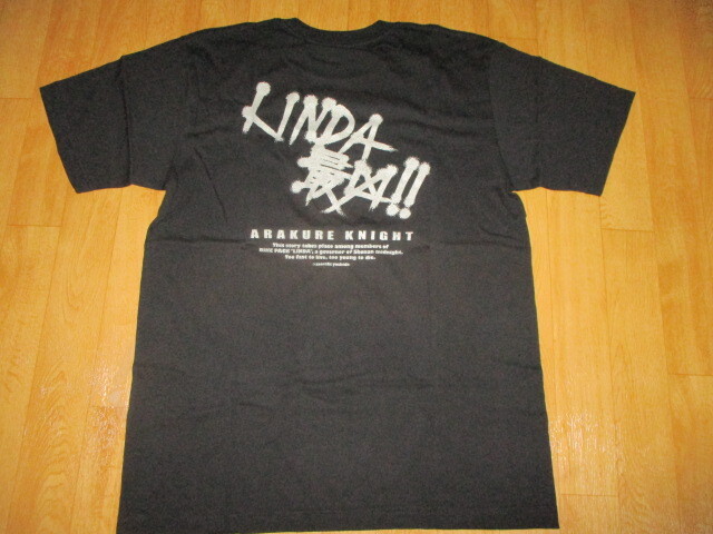 希少荒くれナイト・リンダ・湘南爆走族風 Tシャツ 未使用 サイズL デッドストック カドヤレーシング・ジャケット拍卖