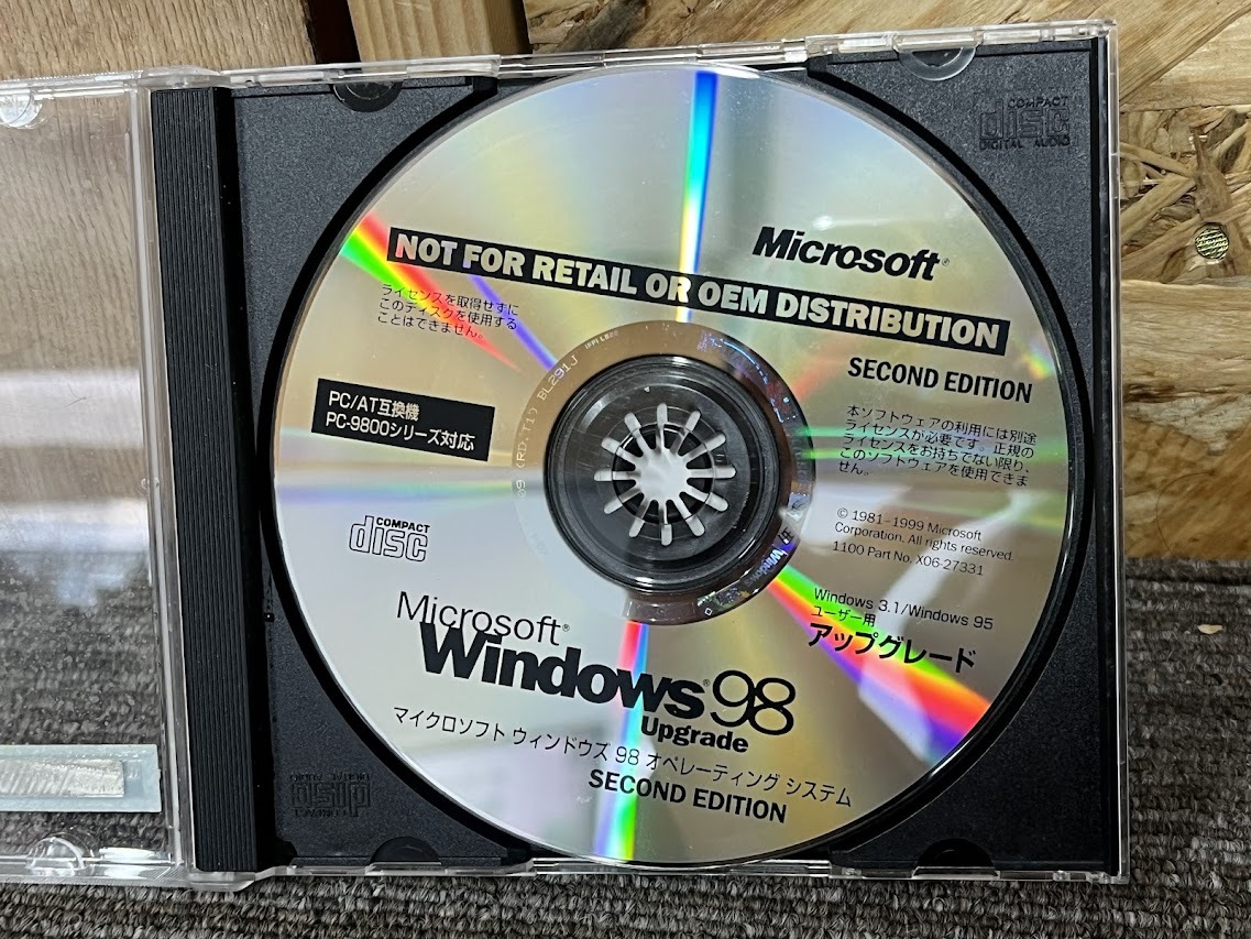 ●Windows 98 Second Edtion アップグレード版 PC-9800シリーズ PC拍卖