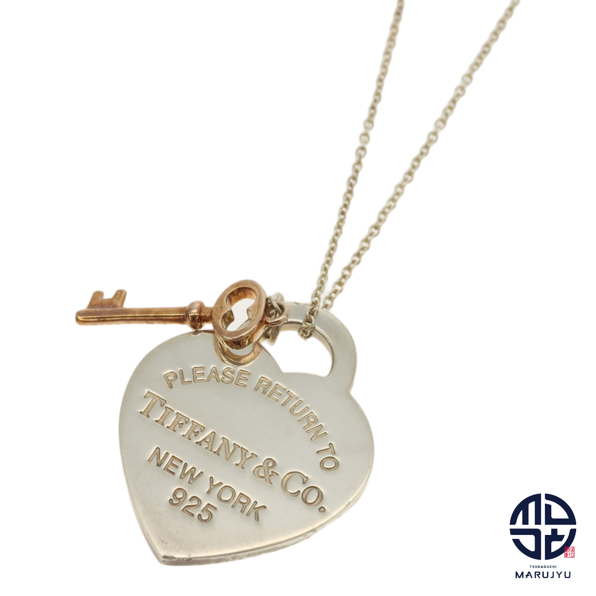 TIFFANY Tiffany ティファニー AG925 シルバー SILVER リターン トゥ ティファニー ハート キー ペンダント ネックレス アクセサリー拍卖