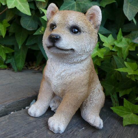 犬の置物 柴犬 いぬ イヌ 動物 T14076 オーナメント ガーデン オブジェ 雑貨 ガーデニング インテリア 雑貨 マスコット拍卖
