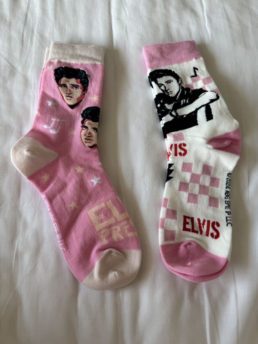 エルビスプレスリー 靴下 2足セット拍卖