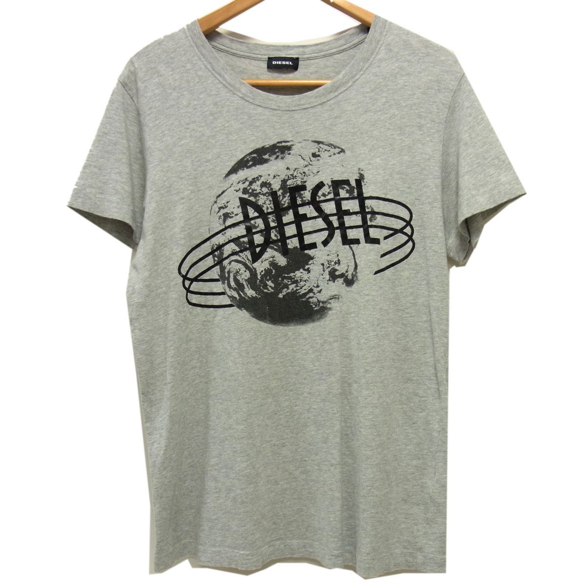 ☆DIESEL ディーゼル クルーネック プリント 半袖 Tシャツ 夏物 プリント メンズ拍卖