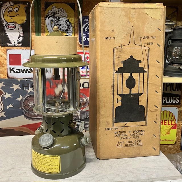 【未使用品】コールマン Coleman ランタン 1958年 252A GIランタン クアッドグローブ 4分割 ミリタリーランタン 整備済み拍卖