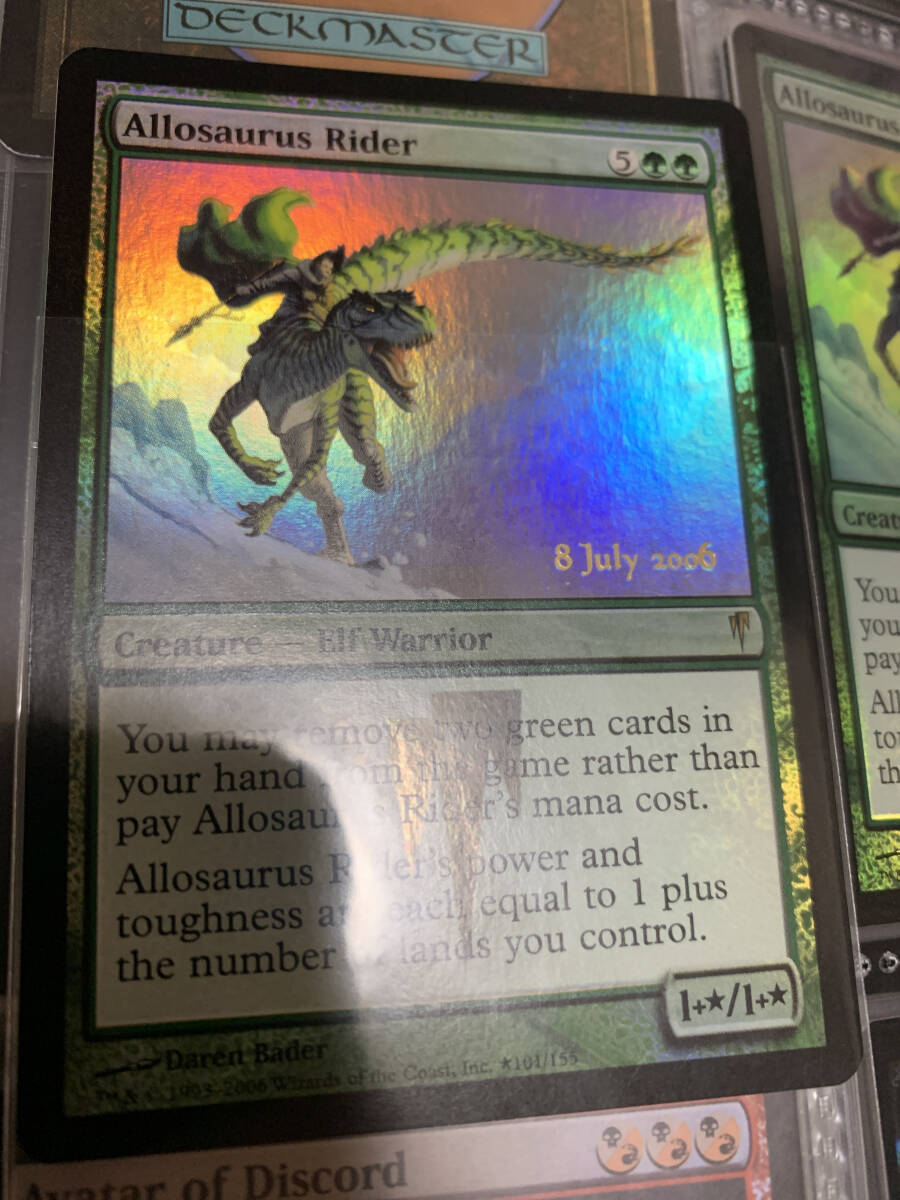 FOIL プレリ アロサウルス乗り/Allosaurus Rider 英語版 美品拍卖