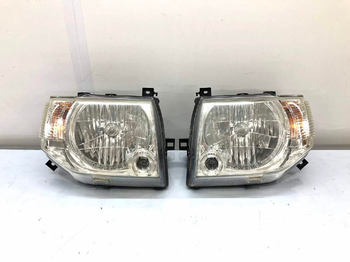 ミツビシ パジェロミニ H53A 後期 純正 ヘッドランプ 左右 ハロゲン KOITO100-37007(Z21-79m)拍卖