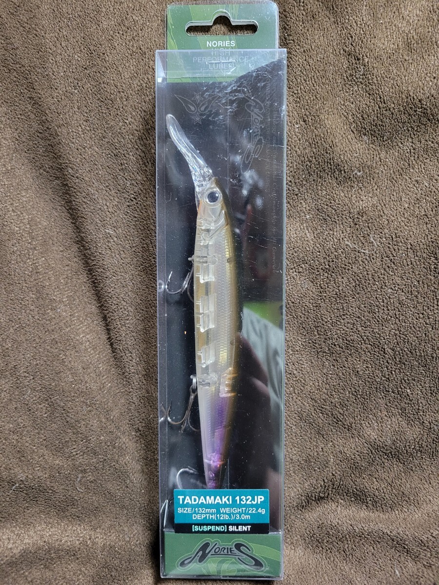 ★NORIES★TADAMAKI 132JP ノリーズ タダマキ 219 リフレクトワカサギ 新品未開封品 Size 132mm Weight 22.4g クランキングミノー 田辺哲男拍卖