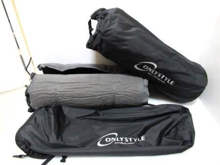 オンリースタイル ONLYSTYLE 車中泊専用マット×2 表ブラック エアベッド リペアキット付 収納袋入り ノーチェック中古 2個口発送 ■拍卖