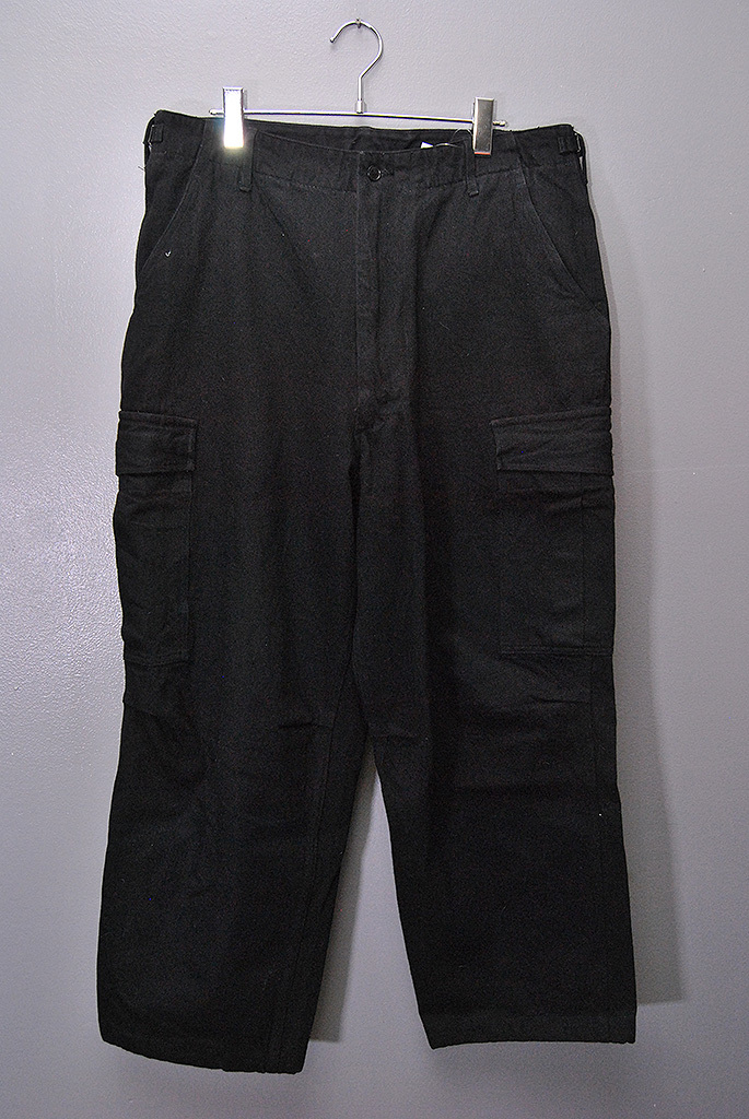 COMOLI ブラックデニム B.D.U パンツ コモリ コットン デニム BDUパンツ 23SS ブラック 3拍卖