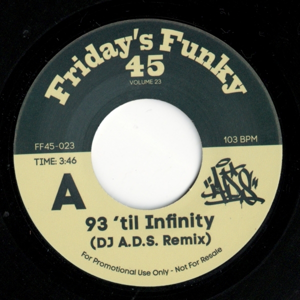 DJ A.D.S. /93 Til Inifity / Love It Or Hate It Remixes拍卖