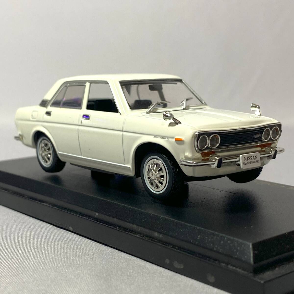 1/43 ★NISSAN Collection No.4 / BLUEBIRD 1600SSS 1969 ★ ブルーバード 51ブル ホワイト拍卖