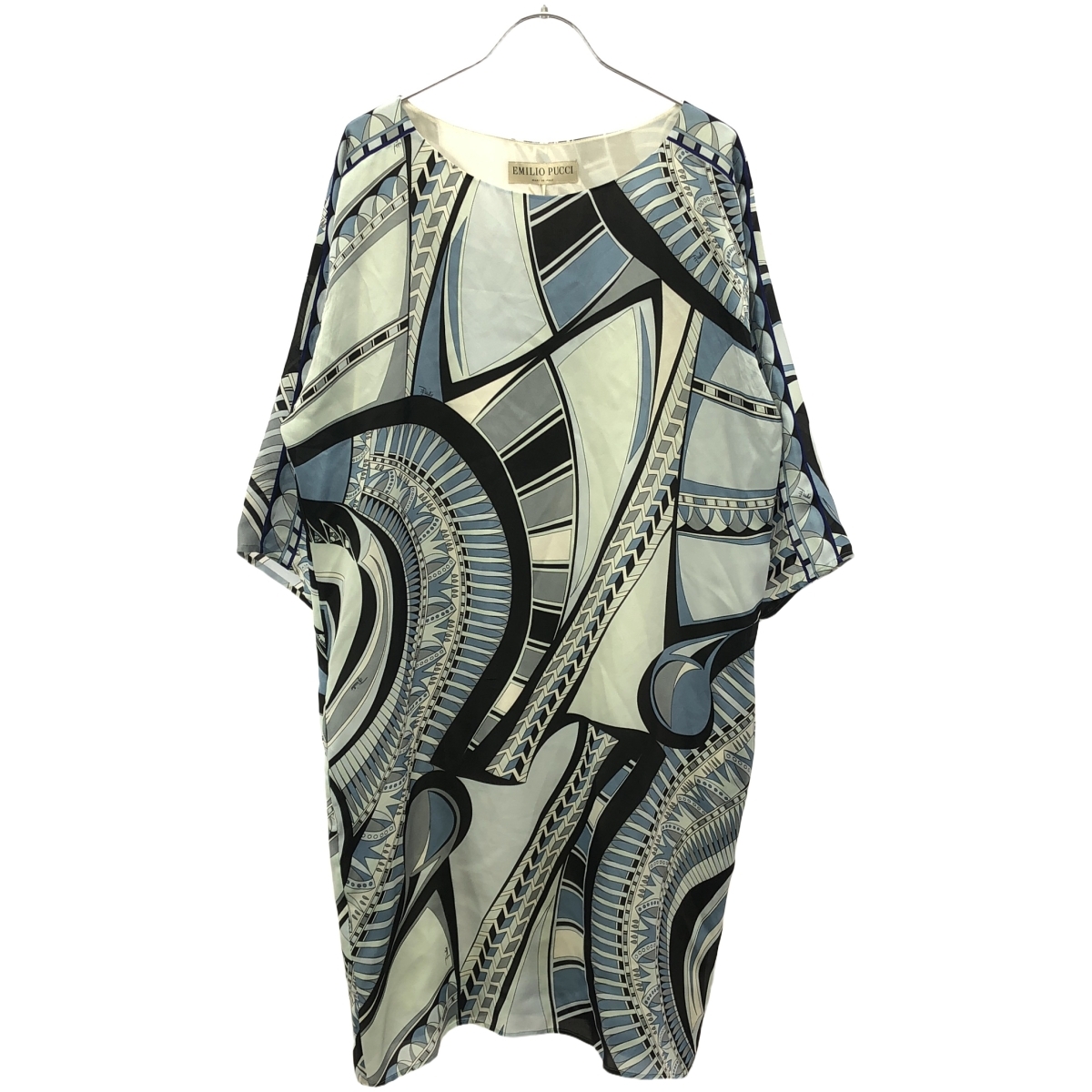 EMILIO PUCCI エミリオプッチ シルクワンピース 36RH58 ブルー 36 IT1SRPHOJHH9拍卖