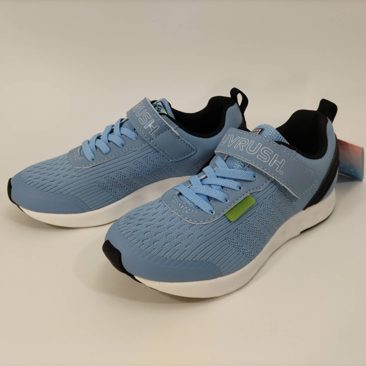 送料無料 新品即決 21.0cm ラブラッシュ LV 1085 サックス 2Eワイズ 女児 スニーカー ムーンスター キッズ マジック拍卖