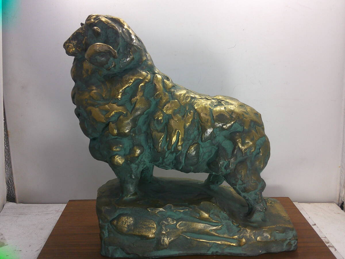 北村聖望、元日展理事長・「青羊」・ブロンズ拍卖