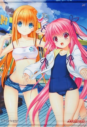 Angel Beats! ×Charlotte VA購買部出張所2015夏 B2タペストリー /エンジェルビーツ シャーロット拍卖